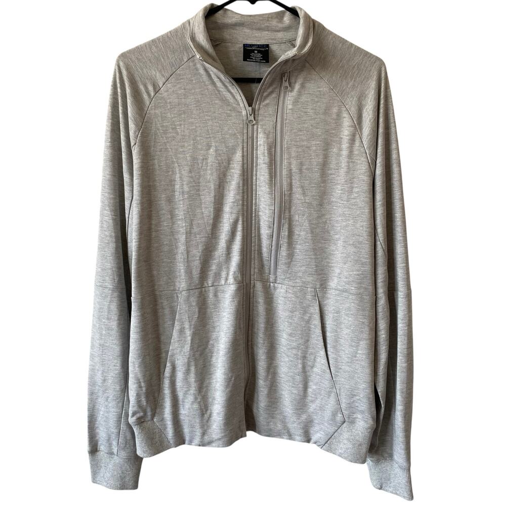 BLUE ICE NWOT Moisture Wicking Performance Activewear Jacket Gray Size Medium